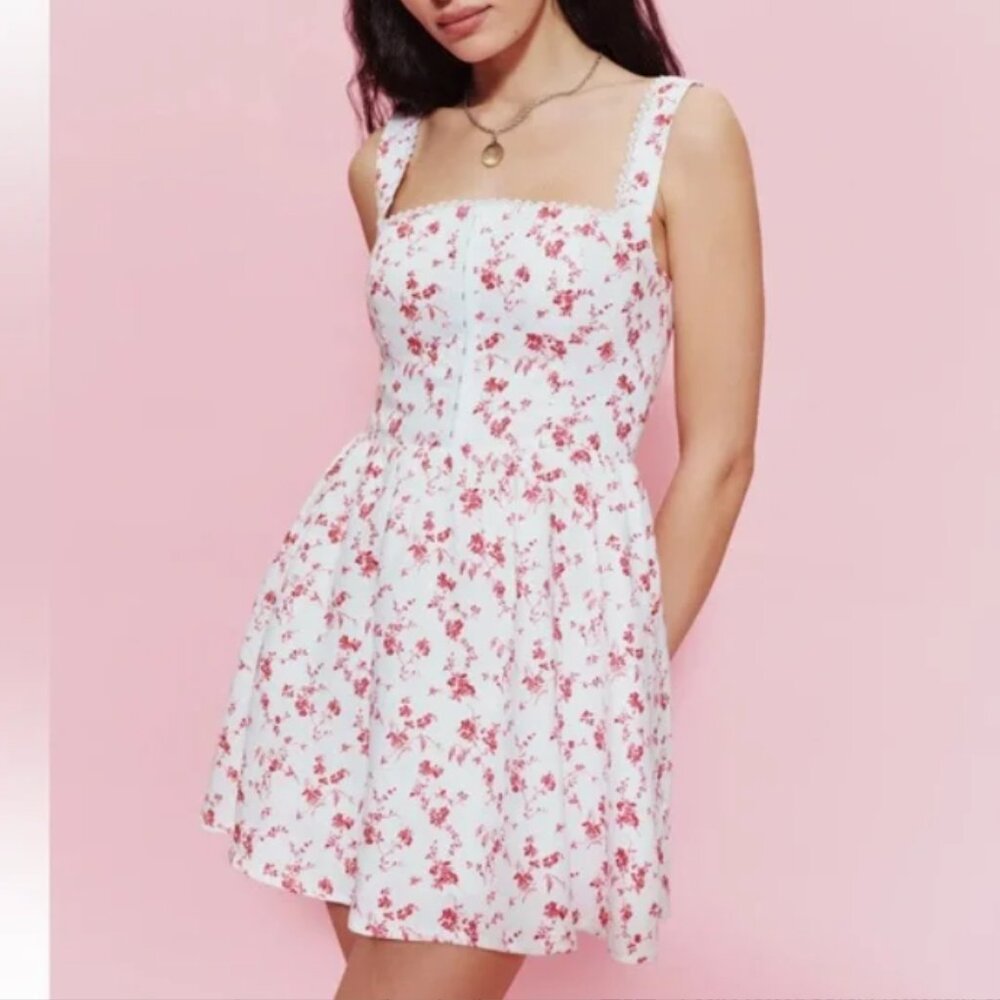 Reformation Sheri Linen Dress NWT